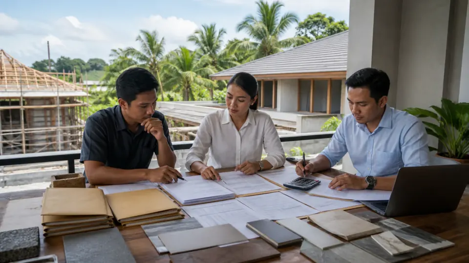 Evaluasi dokumen dan penawaran tender konstruksi.